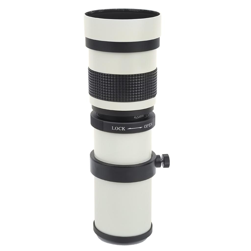 420800mm F8.316 Manual Focusing Zoom Telephoto Lens Telescope for EFS Mount Camera