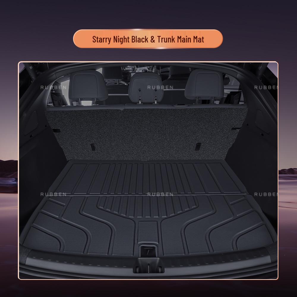 XPeng G6 Floor & Trunk Mats: TPE Interior Accessories for 25 Models