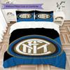 Inter Milan Patronen Beddengoed Dekbed Set Dekbedhoes Kussensloop Huisdecoratie Verjaardagscadeau (1 dekbedovertrek + 2 kussenslopen (zonder vulling))60