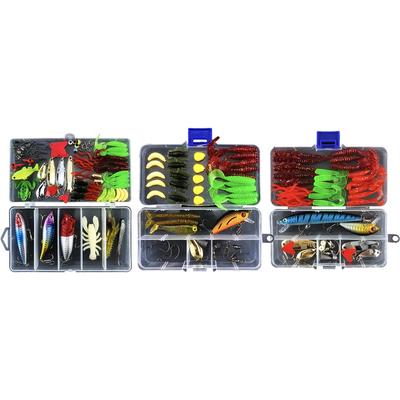 Lure Bait Soft Swivel Tackle Water Wobbler 38/54/78pcs