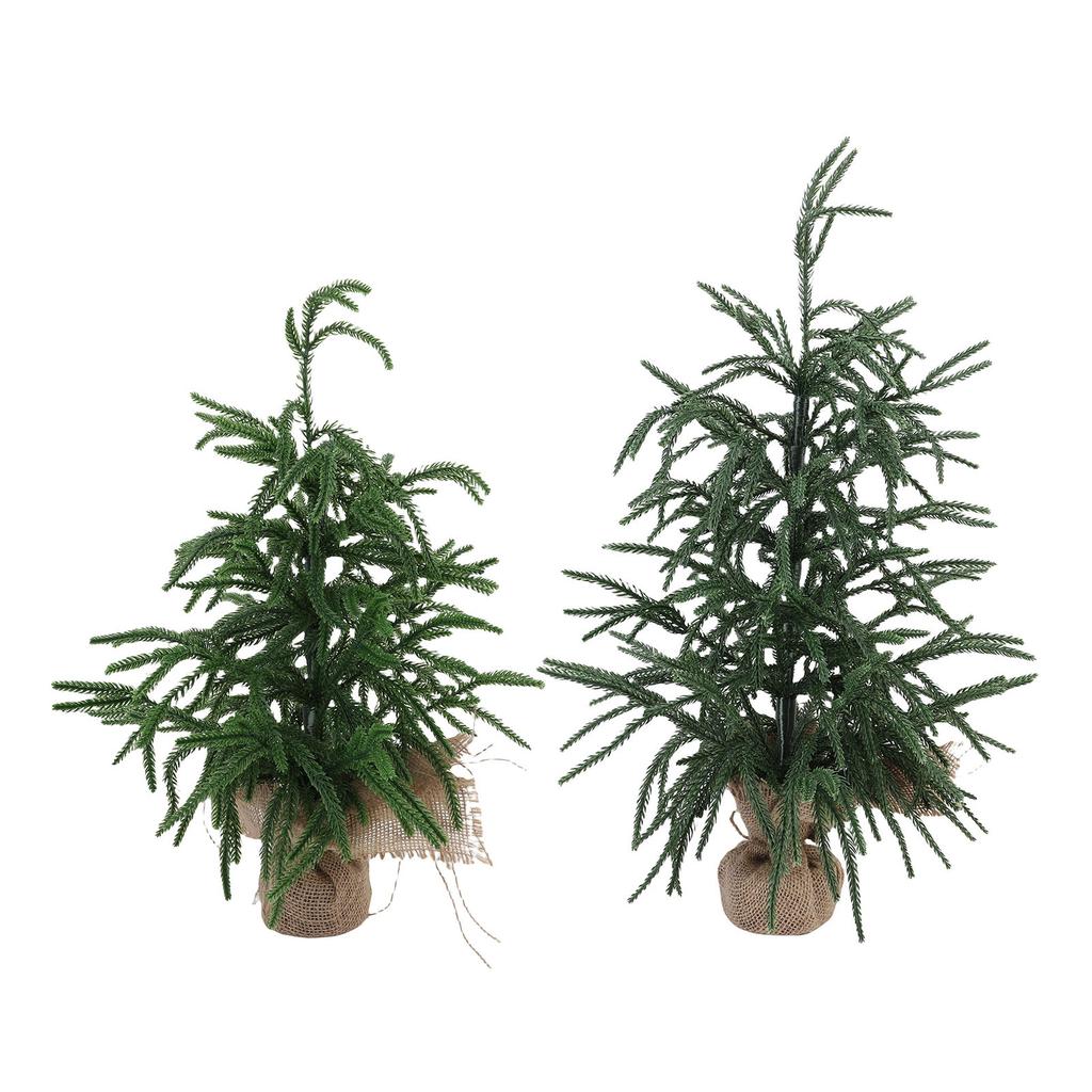 Christmas Decoration Artificial Xmas Tree Mini Xmas Pine Tree Tabletop Centerpiece for Home Holiday Indoor Dining Table Decor