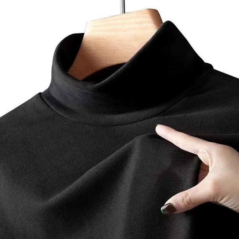 Herren German Velvet Rollkragen Langarm Bedrucktes Sweatshirt, Frühling/Herbst 2023 Stil