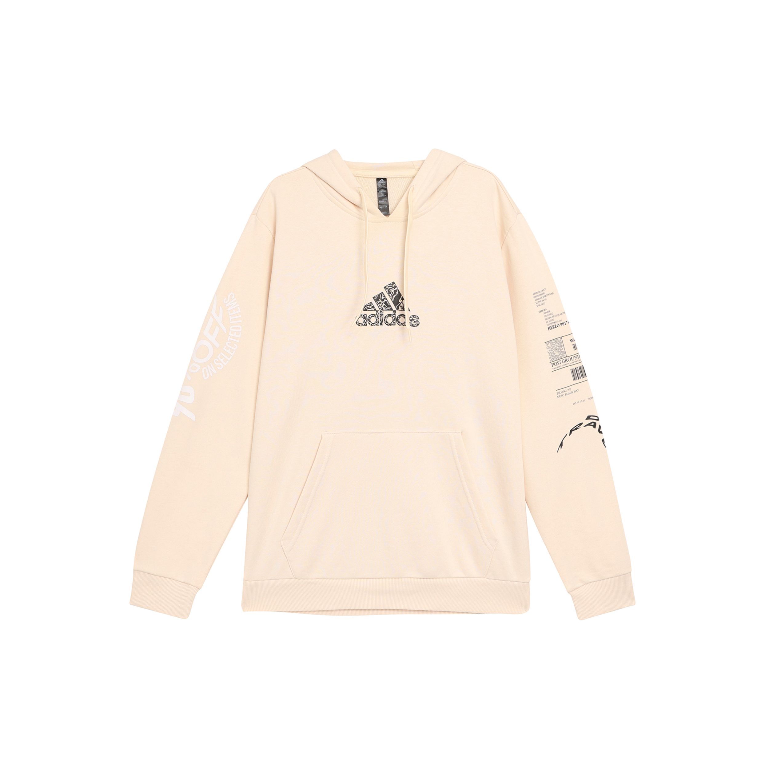 

Adidas сплошной цвет повседневная спортивная толстовка с капюшоном мужские топы белые H46776 XXL