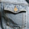 Spring Men Denim Jacket Lapel Single Breasted Solid Color Fashion Motorcycle Jeans