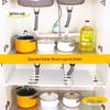 Telescopic Wardrobe Divider: Nail-Free Partition Shelf for Closet Organization