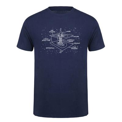 Wormhole Curved Space Time T Shirt Astrophysics Universe Physics Science Geek Cotton Short Sleeve Tee DA
