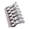 Metal Stainless Steel Clothing Drying Hanger Washing Household File Clip Clothes Pegs Clothes Pins Sealing Clip