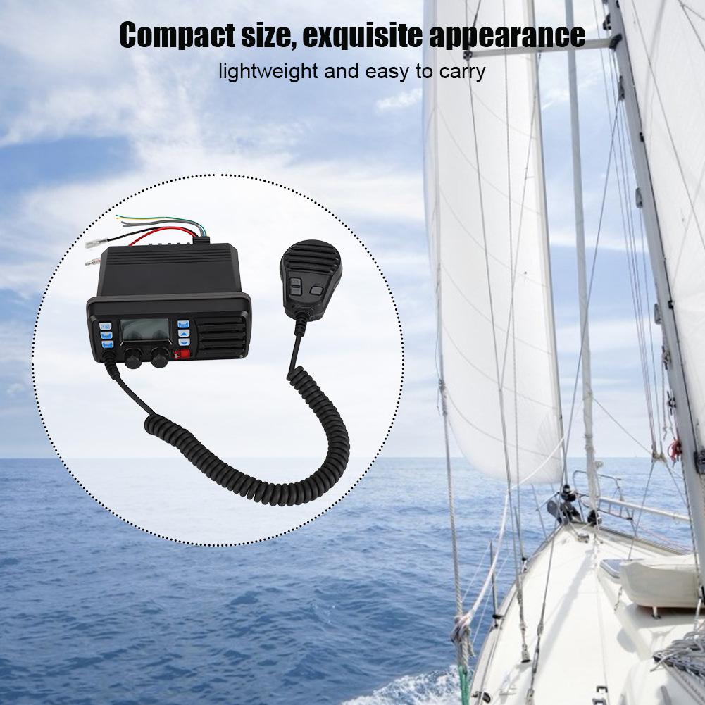 RS-507M Mobile Marine Boat Radio VHF Weather Channel External GPS Receiver