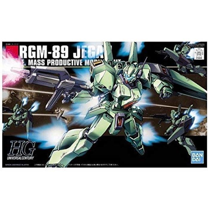 HGUC Mobile Suit Gundam: Char's Counterattack Jegan 1/144 Scale Model Kit - Green, Large