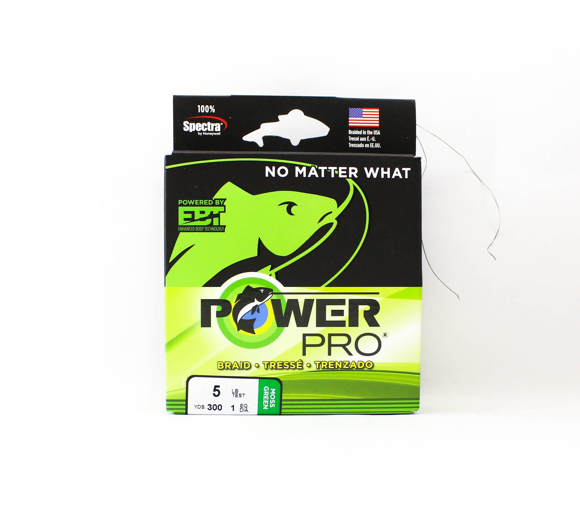 

Power Pro Braided Spectra Line 5lb x 300yds Green (6042) зелёный