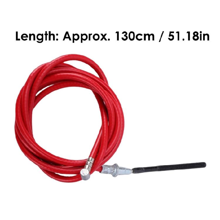 Bright Red Brake Wire Brake Cable Line Perfect For MI5 Electric Scooter Offer Long Terms Durability
