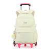 Zaino Scolastico per Bambine Borsa Scolastica con Trolley e Ruote Zaino a Ruote per Studenti Borsa per Libri per Bambini Zaini con Ruote