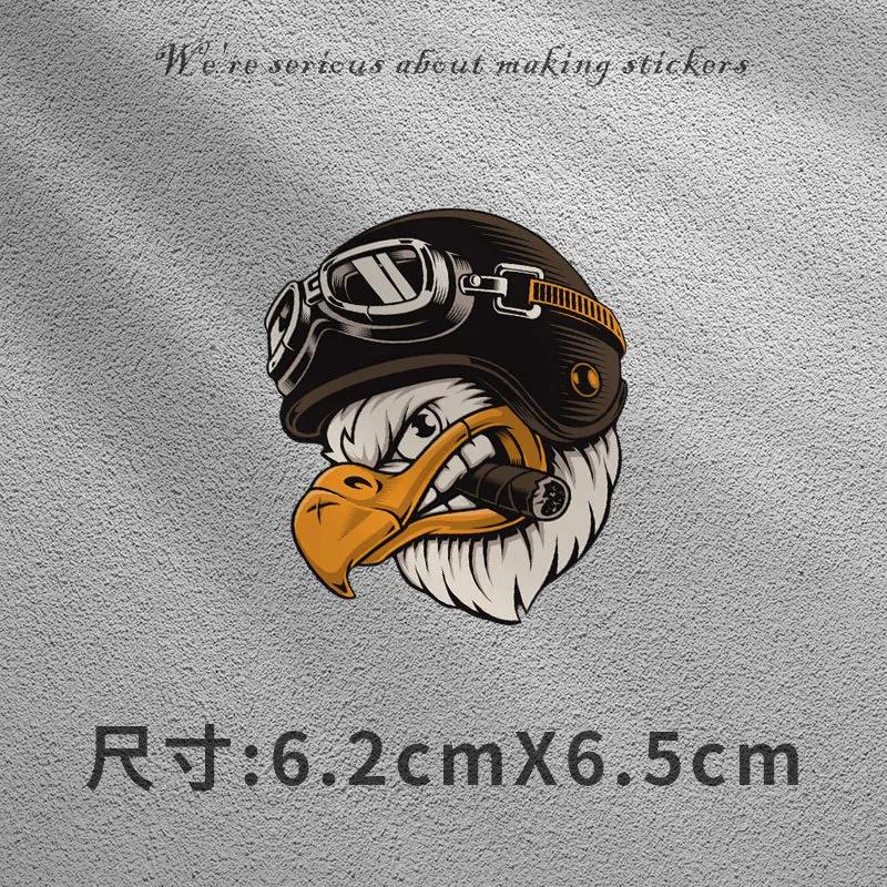 Retro fashion Retro Fuel Tank Stickers Motorcycle Electric Car Body Stickers Motorcycle Helmet Personalized Creative Stickers