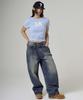 TAKEASY Women'S No. 58 Logo Short Sleeve (Sky Blue)