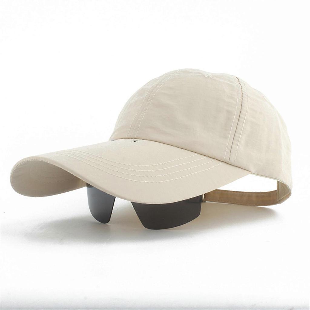 Quick Dry Baseball Hat for Girls Women Sunglasses Shades for Sports Gym Mountaineering Camping Hat Outdoor Activity  White
