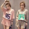 Women's Pajama Set Pajamas Short Sleeve Top Shorts 2pcs/set