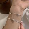 Korean Heart Bracelet: Delicate, Plain Chain, Cold Style, Light Luxury, Niche, Exquisite, Versatile Women's Jewelry