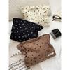 Large Capacity Corduroy Makeup Bag, Portable Cosmetic Organizer for Women, New Travel Toiletry Pouch, Lipstick Storage Bag