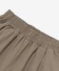 Cargo Bros Linen-Like Pintuck Wide Shorts (Khaki)