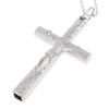 Durable Silver Cross Drum Key Necklace Jazz Drum Wrench for Drum Head Tuning