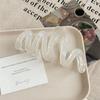 1pc Elegant Simple Wavy Claw Clip Shark Clip Imitation Acetate Hair Accessory New Mermaid Princess Clip