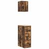 VidaXL Garage Cabinets 2 Pcs Smoked Oak Engineered Wood 3328318