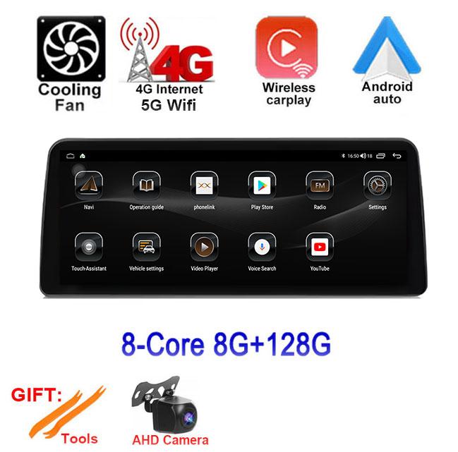 12.3‘’ Car Radio Multimedia Player For Ford Focus 2019-2022 Android Auto Wireless CarPlay Navigation GPS 4G WIFI