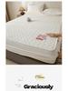 Luxury Antibacterial All-Cotton Fitted Sheet & Mattress Protector - Thickened, Non-Slip Design