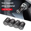 4Pcs Metal Car Wheel Tire Air Valve Cap Stem Cover For Toyota Camry Yaris Hilux Prius Avensis Auris Corolla Decoration Accessory