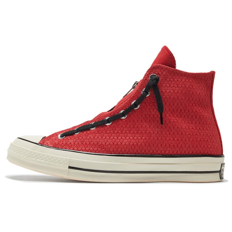 

Converse Chuck Taylor All Star Zip Comfortable and Versatile High Top Canvas Shoes Unisex Red & Black 36.5
