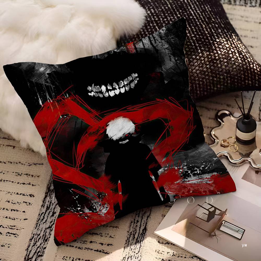 Manga T-Tokyo Ghoul Personalisiertes Bild Text Heimdeko Kissen Haushaltsgeschenke 45x45cm