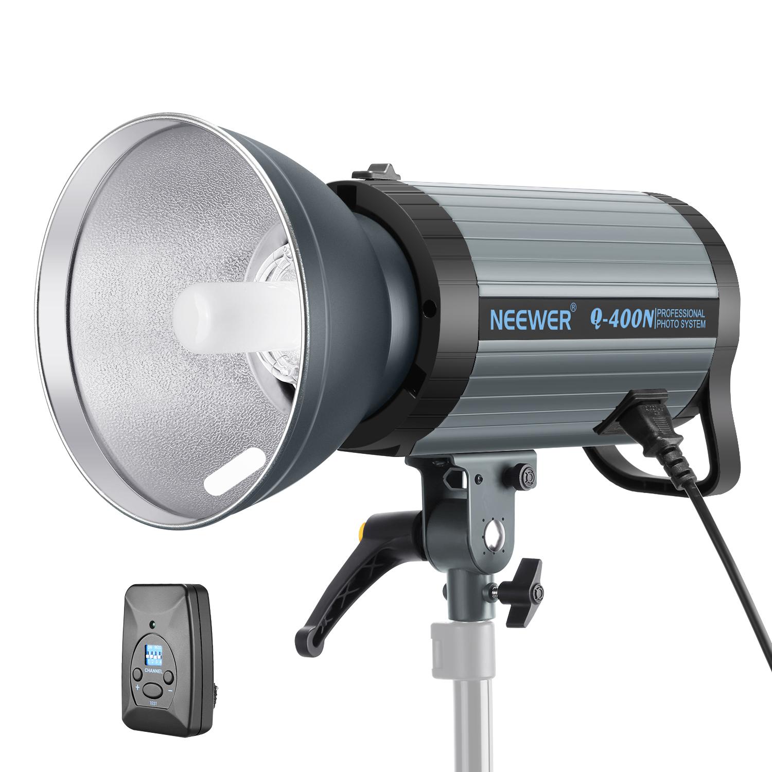 

Neewer 400W GN65 Studio Flash Strobe Light Monolight with 2.4G Wireless Trigger for Indoor Studio Portrait Photography(Q400N)