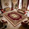 European Royal Baroque Style Living Room Carpet Home Decoration Luxury Antiskid Fluffy Rug Easy Clean Short Velvet Soft Foot Mat