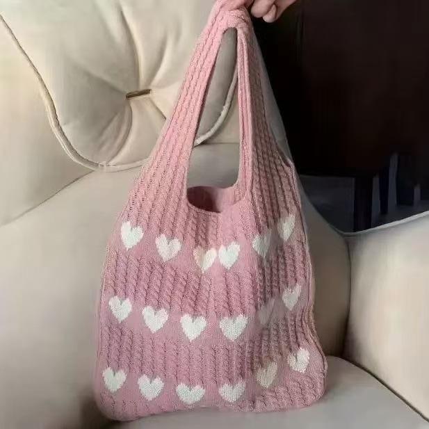 Lazy tote new leisure seaside beach shoulder bag bag straw woven handmade large-capacity holiday woven hollow