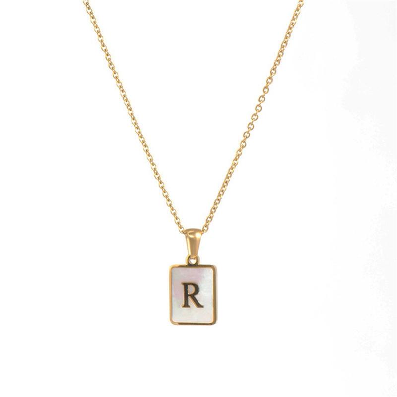 Pendant English Letters Chain Clavicle Necklace The Letter Necklace Accessories Creativity