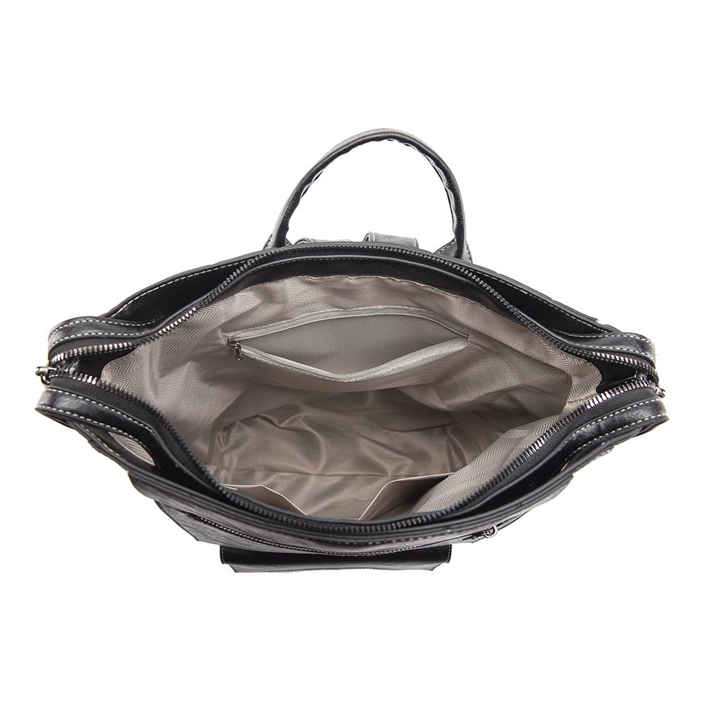 Damen Rucksack aus weichem Leder mit großem Fassungsvermögen, Business-Reisetasche