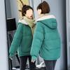 Winter Warm Hooded Coat Women Loose Down Jacket Ladies White Casual Slim Windproof Parka Outwear