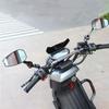 1 Pair Blue Glass Motorcycle Side Mirror Angle Adjustable Handlebar Mirrors  Motorcycle Accessories