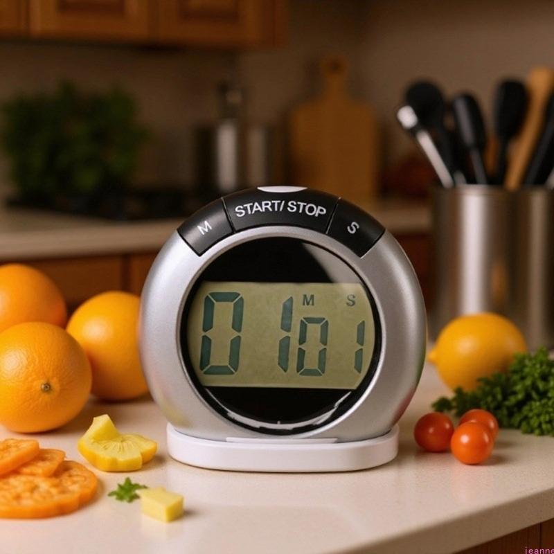 

Compact Electronic Kitchen Timers With Magnetic Mounting Countdowns And Count Up Feature Large Display For Easy Reading CN