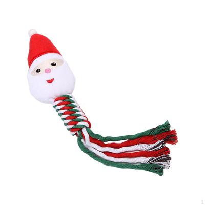 Christmas Dog Rope Toy, Lightweight Pet Chew Tug Toy Against
