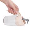 Glass Oil Dispenser Bottle  proof Dust Proof Automatic OpenCelsiusClose Oil Pot Apricot (300ml)