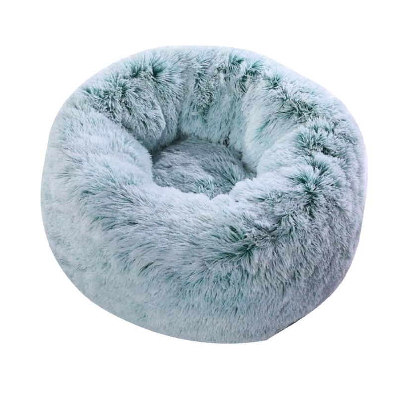 Cat Bed for Indoor Cat Winter Soft Round Sofa Bed Handmade for Small Kitten