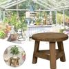 Holzmaserung Pflanzenständer Mini-Größe Bonsai-Rack Moderner Sukkulenten-Pflanzenständer Garten