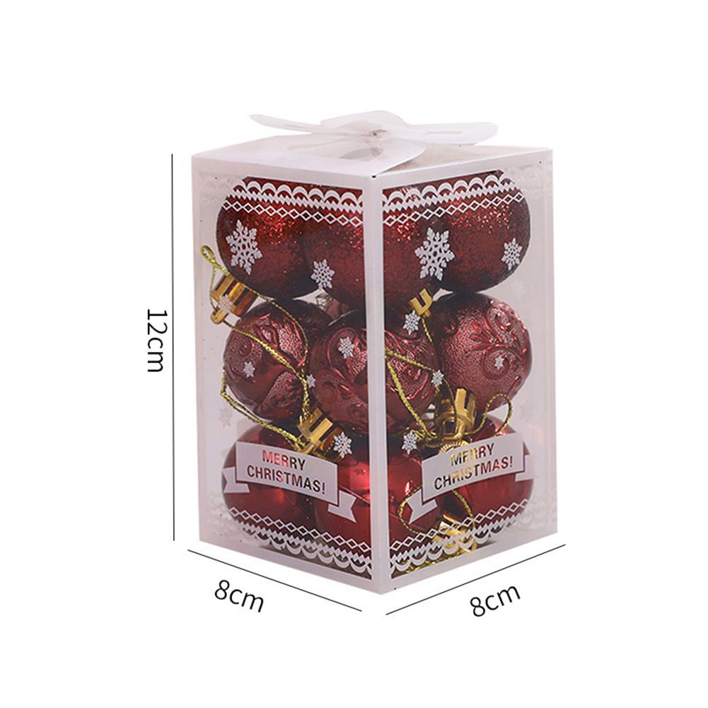 12PCS Christmas Ball Christmas Decoration Christmas Tree Pendant Ornament For Home Decoration Ornaments New Year Decoration