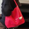 Bolsa Tote Simples, Bolsa Tote Descontraída, Bolsa de Ombro Único de Grande Capacidade