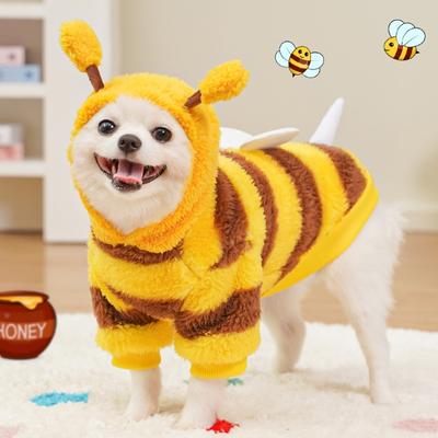 Abbigliamento per Animali Domestici Cani e Gatti Autunno e Inverno Tuta Trasformazione Cane Gatto con Pile Cane di Taglia Media