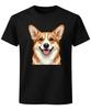 Cute Smiling Corgi Dog Lover Graphic Unisex T-Shirt