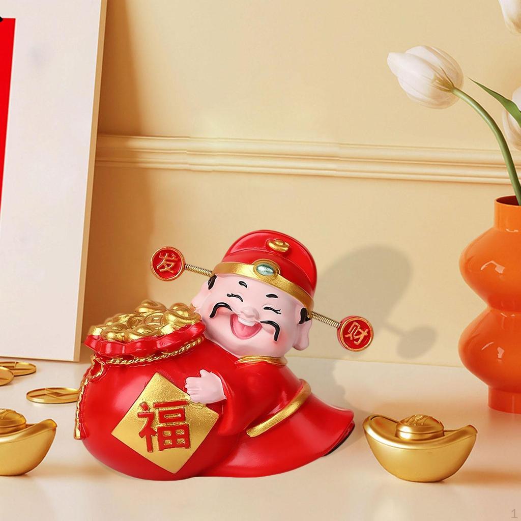 God Statue, , Collector's Item, Ideal Gift, Feng Shui Figurine, Desk Decoration for Parties,