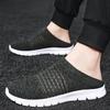 Fashion Men's Summer New Mesh Hiking Breathable Lazy Set for Outdoor Walking Lightweight Large Soft Bottom Comfortable Slippers 39-46