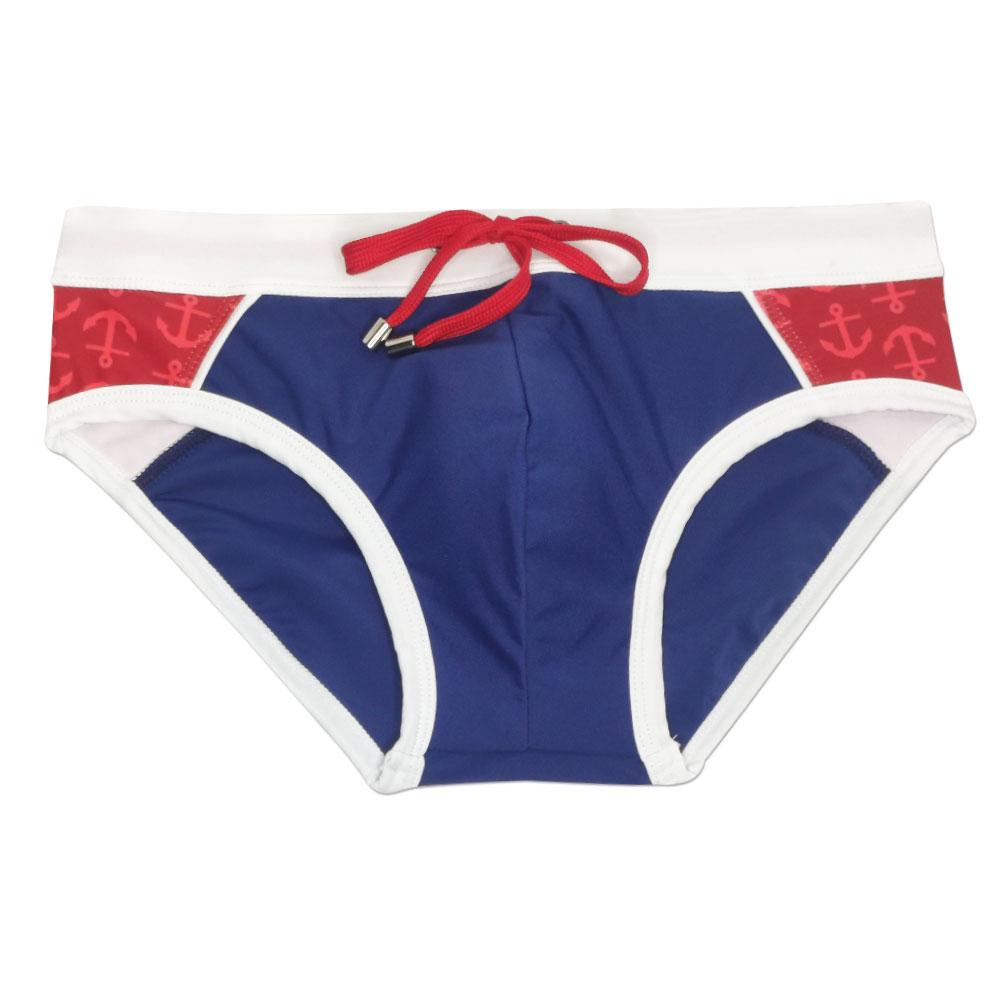 UXH Brand Men Swim Briefs Low Waist Tight Fit Sexy Swimwear Beach Wear Tanning Surfing